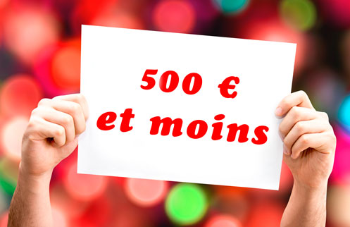 Un appareil photo pour 500 euros